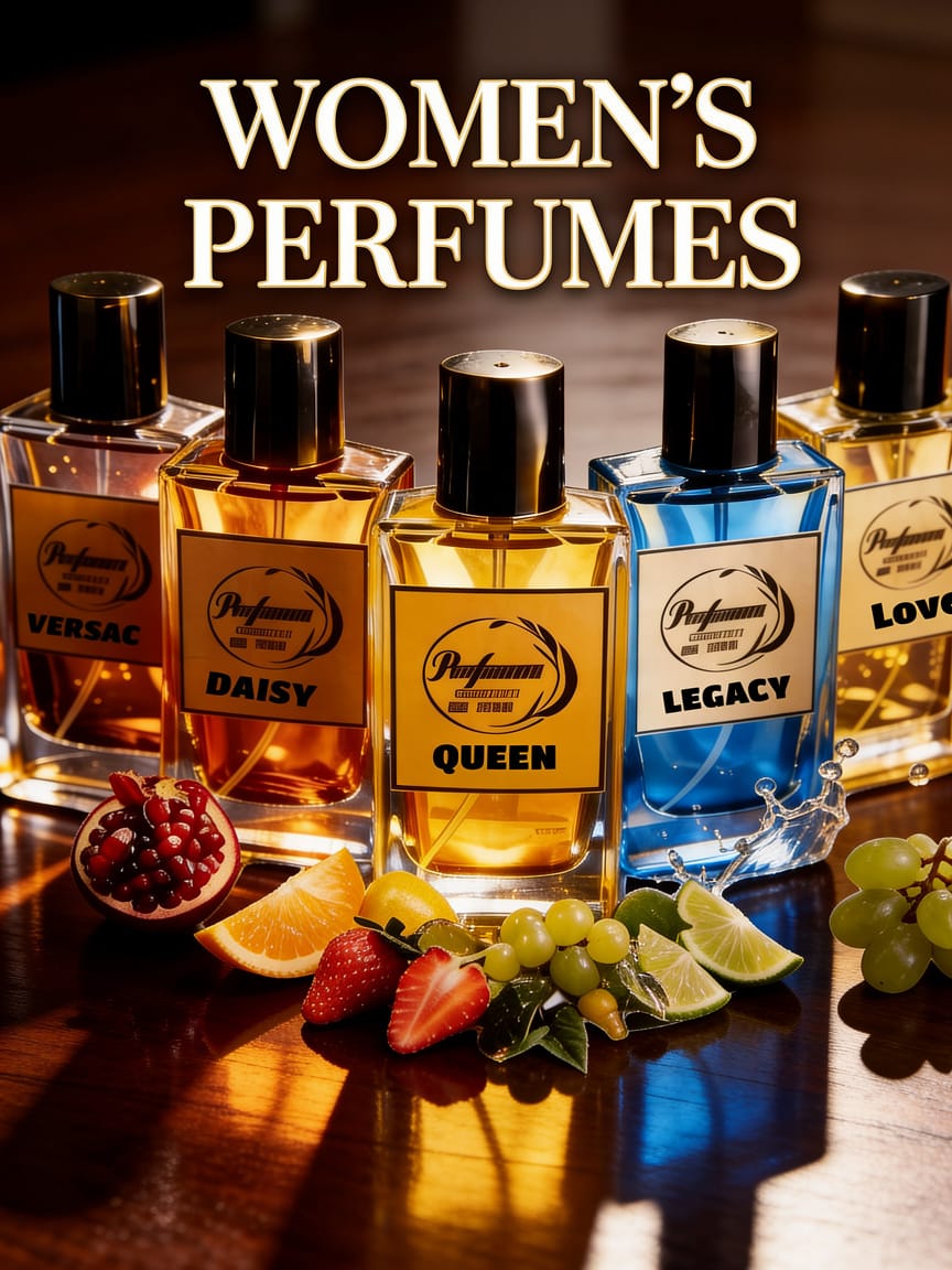 WOMENS PERFUMES 5*100 ML